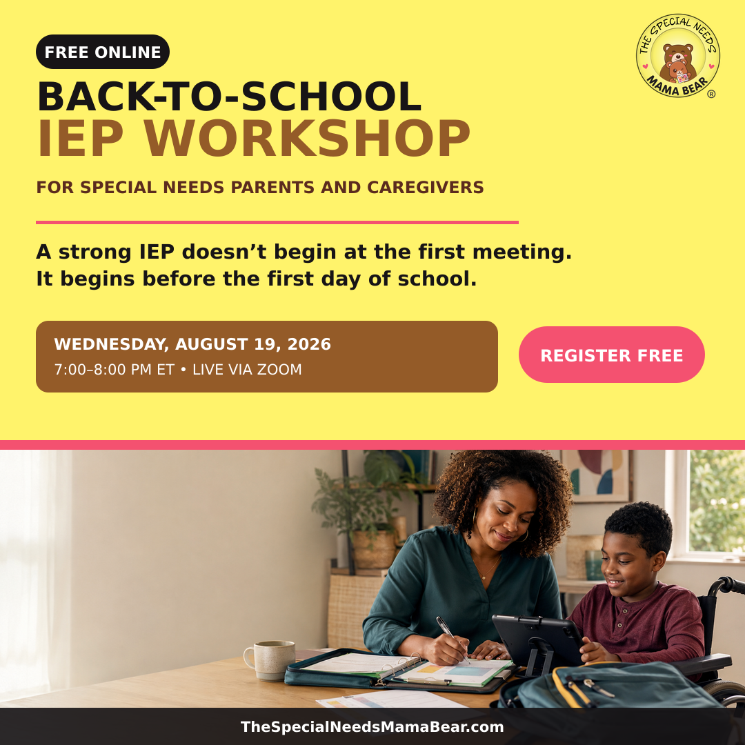 Free Back-to-School Prep Workshop for Special Needs Mothers