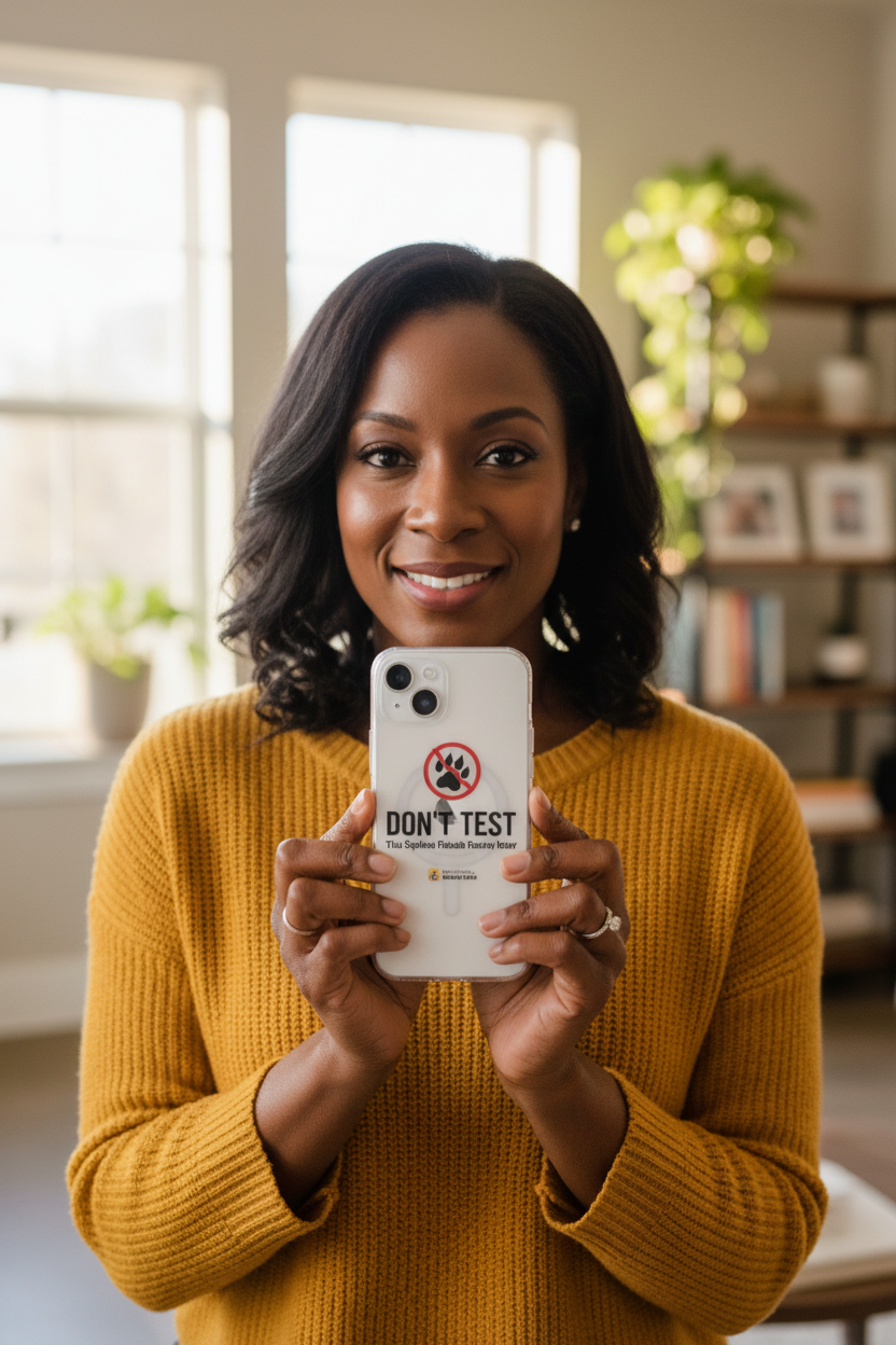 Don't Test Me Case - Corrected Design