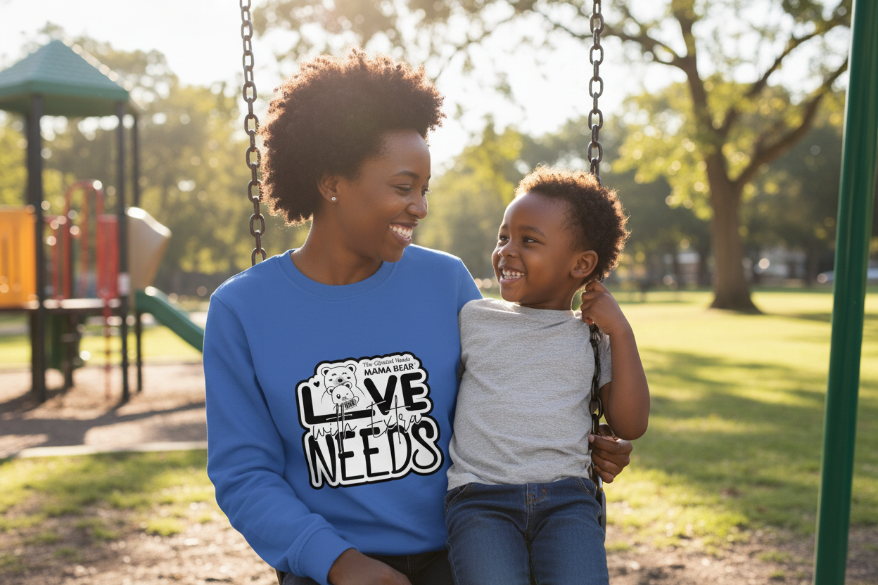 Sweatshirt - Playing with Child