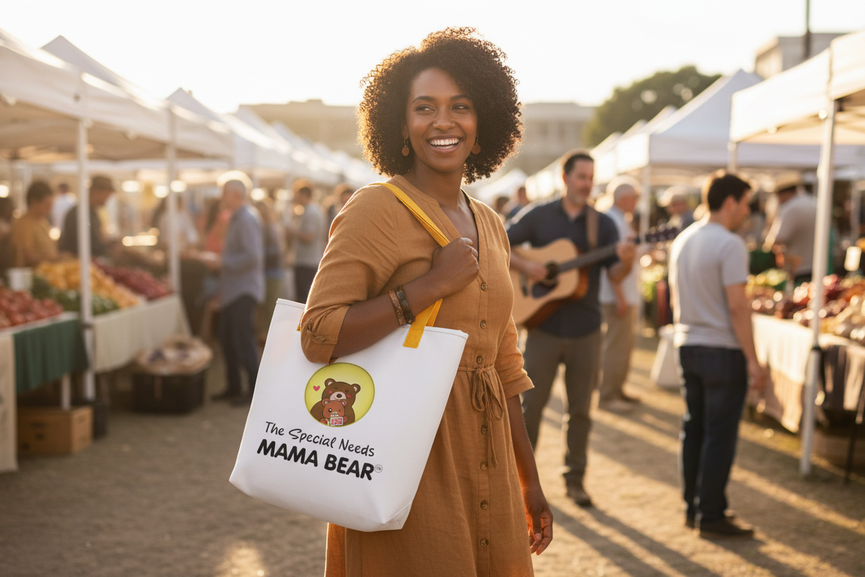 Yellow Tote Bag - Lifestyle